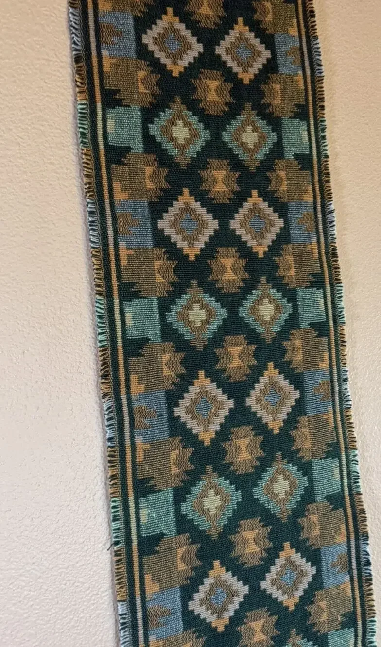 Southwestern Table Runner Multicolored Native American Rustic Aztec 13